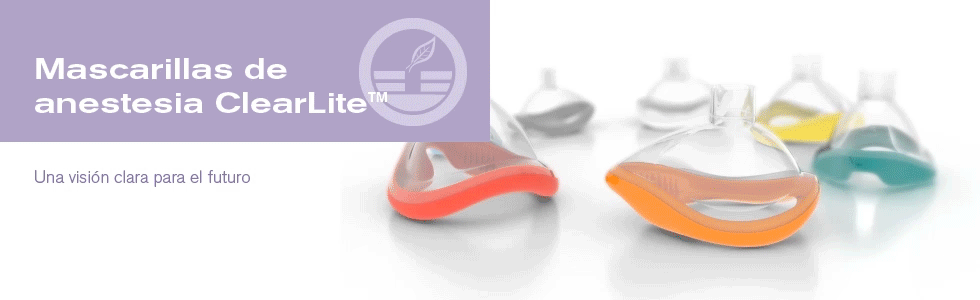 ClearLite es un nuevo rango de mascarillas de anestesia sin PVC ni ftalatos disponibles con o sin anillo de fijaci&#243;n.